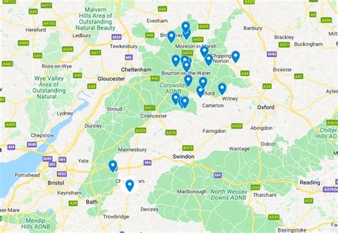 map of the cotswolds villages|22 of The Cotswolds Best Villages You Must Visit .